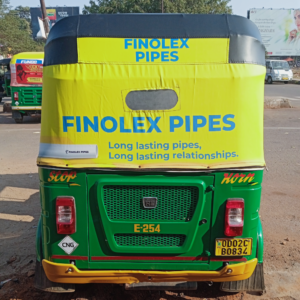 Auto Rickshaw Hood Advertising