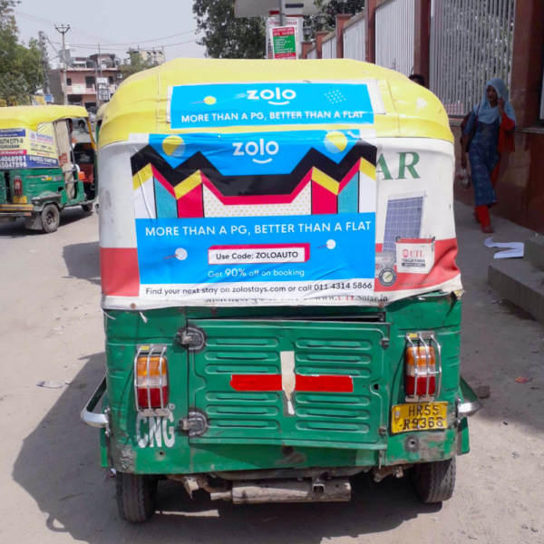 Auto Rickshaw Vinyl Sticker