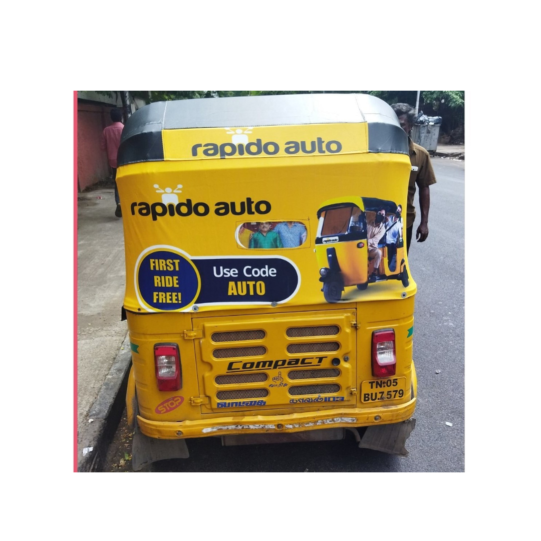 Auto rickshaw advertising services