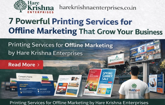 printing services for offline marketing by Hare Krishna Enterprises