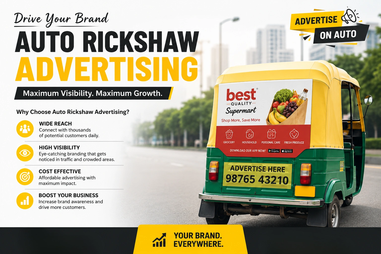 auto rickshaw advertising services