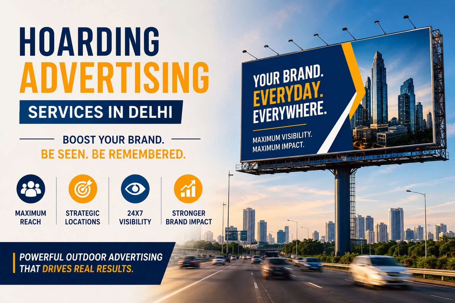 Hoarding Advertising Services in Delhi: Complete Guide to Maximizing Your Brand Visibility